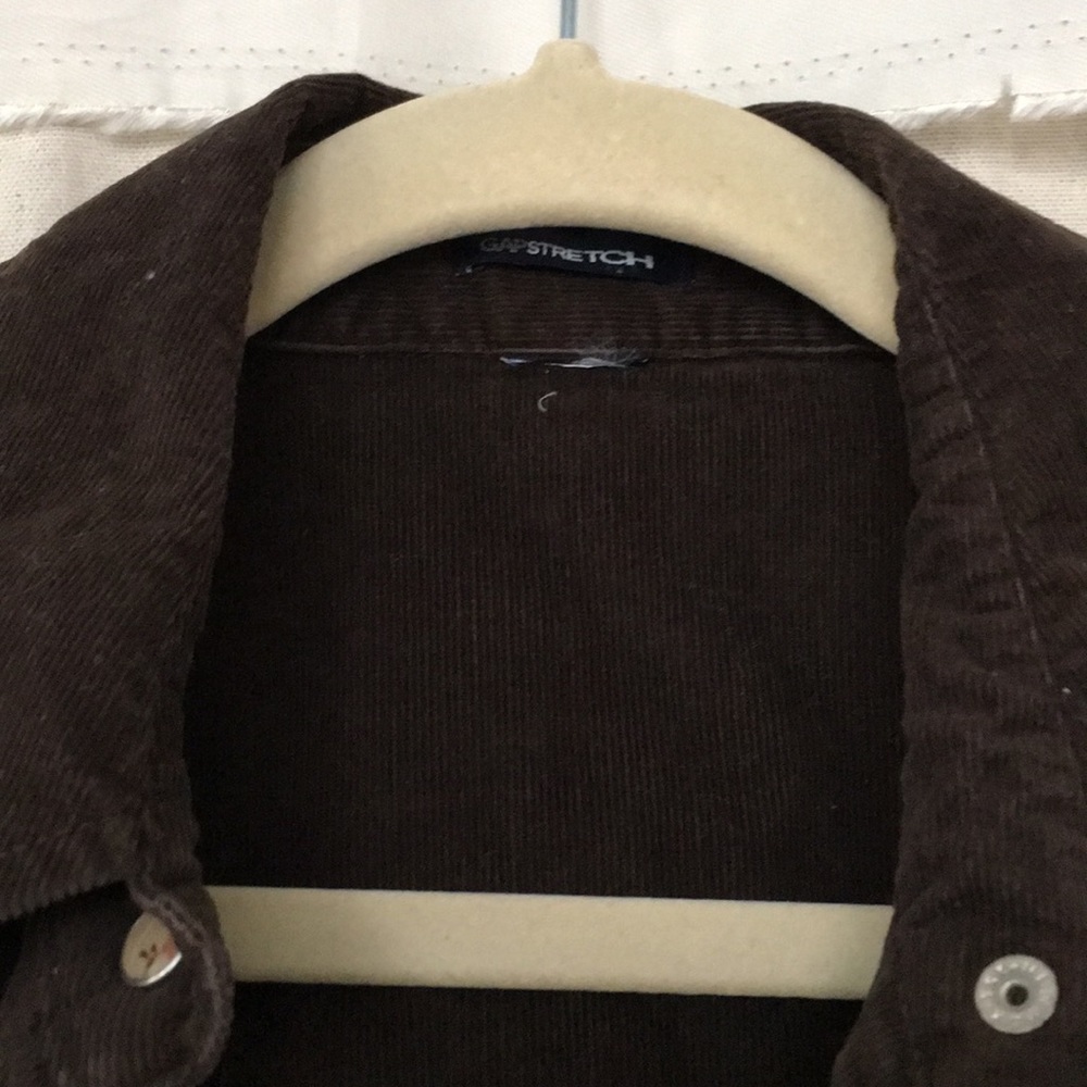 Gap stretch western corduroy slim shirt snap - Picture 2 of 8